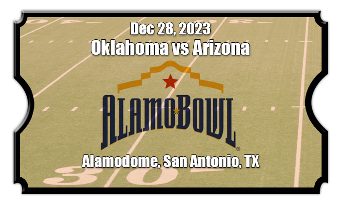2023 Valero Alamo Bowl - Oklahoma Sooners vs Arizona Wildcats