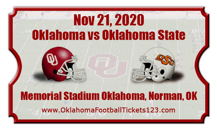 Oklahoma Sooners vs Oklahoma State Cowboys Football Tickets | 10/24/20