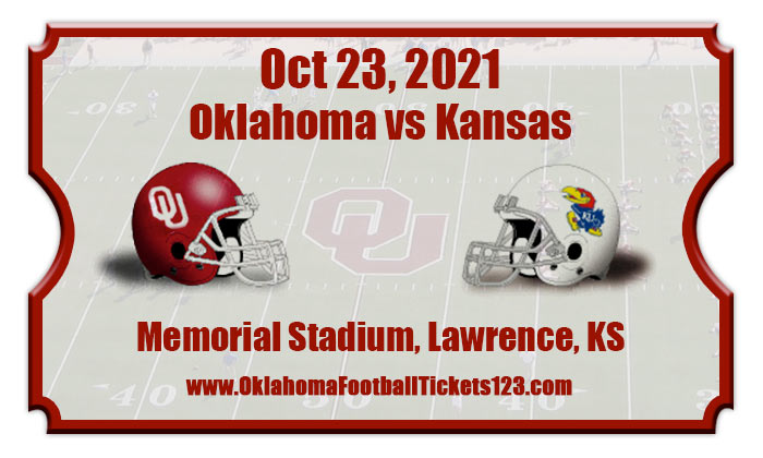 Oklahoma Sooners vs Kansas Jayhawks Football Tickets | 10/23/21